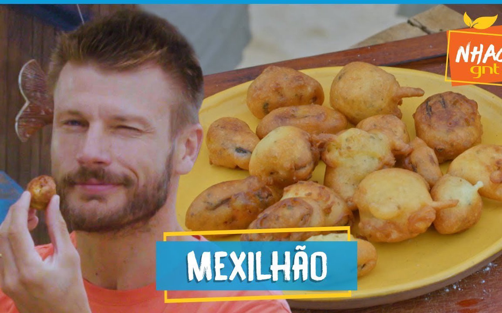 Mexilhões empanados à milanesa