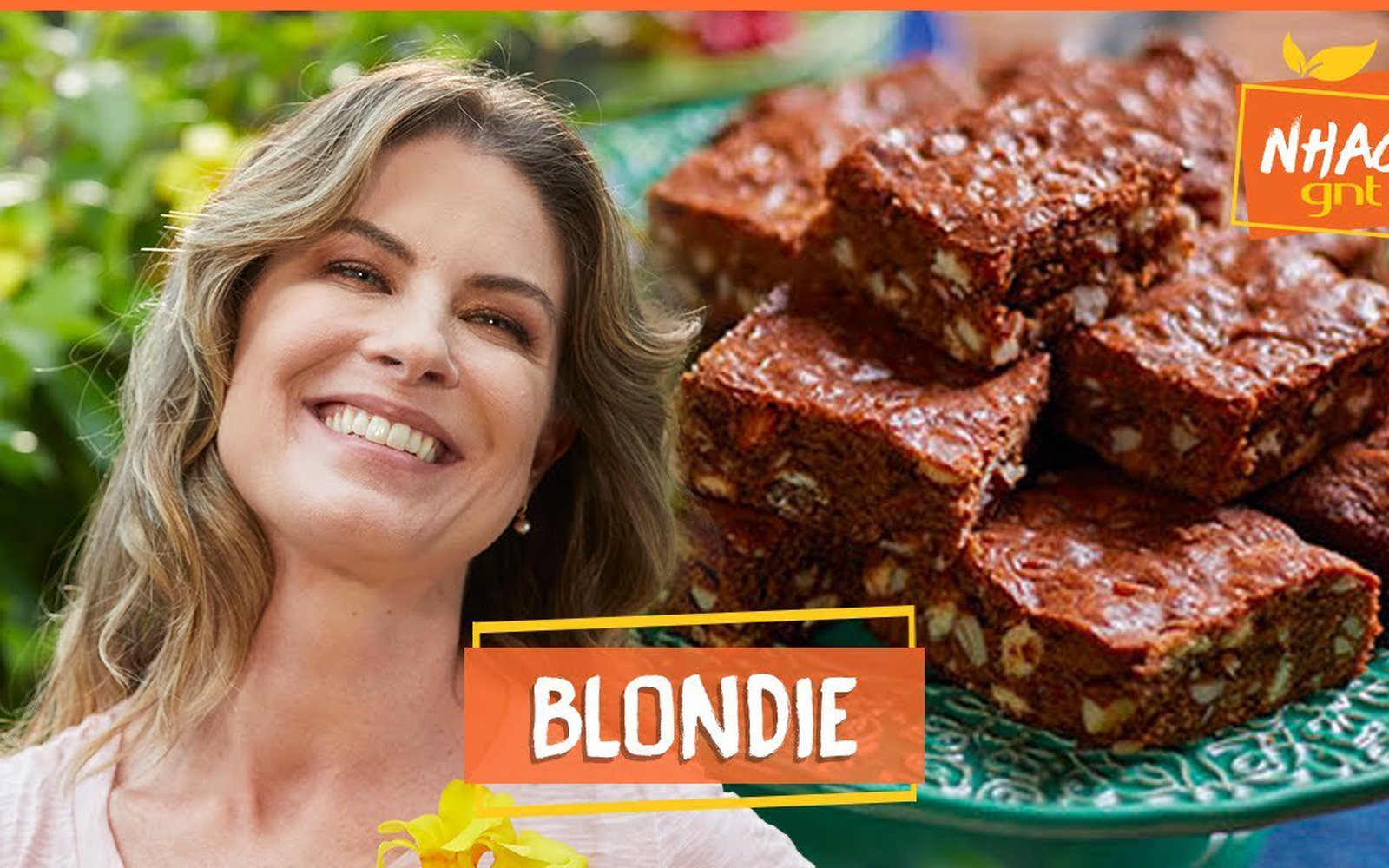 Blondie com amêndoas