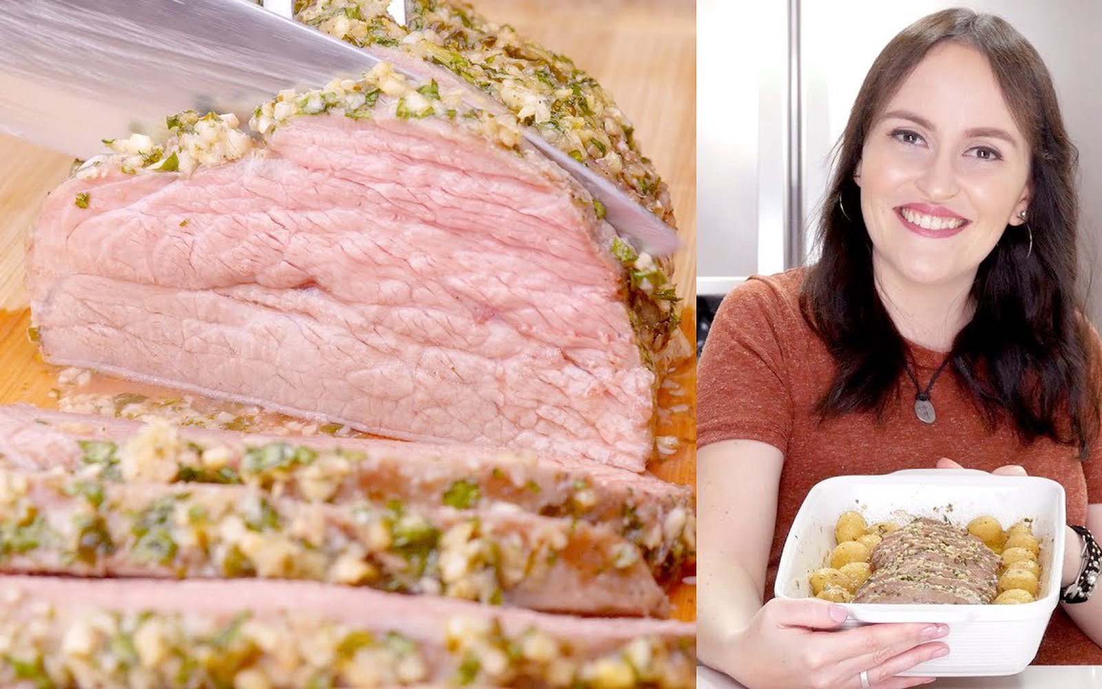 Maminha com Manteiga de Alho no Forno