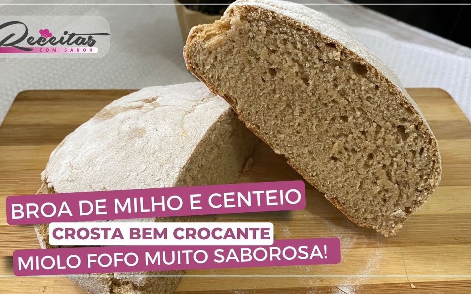 Broa de Milho e Centeio