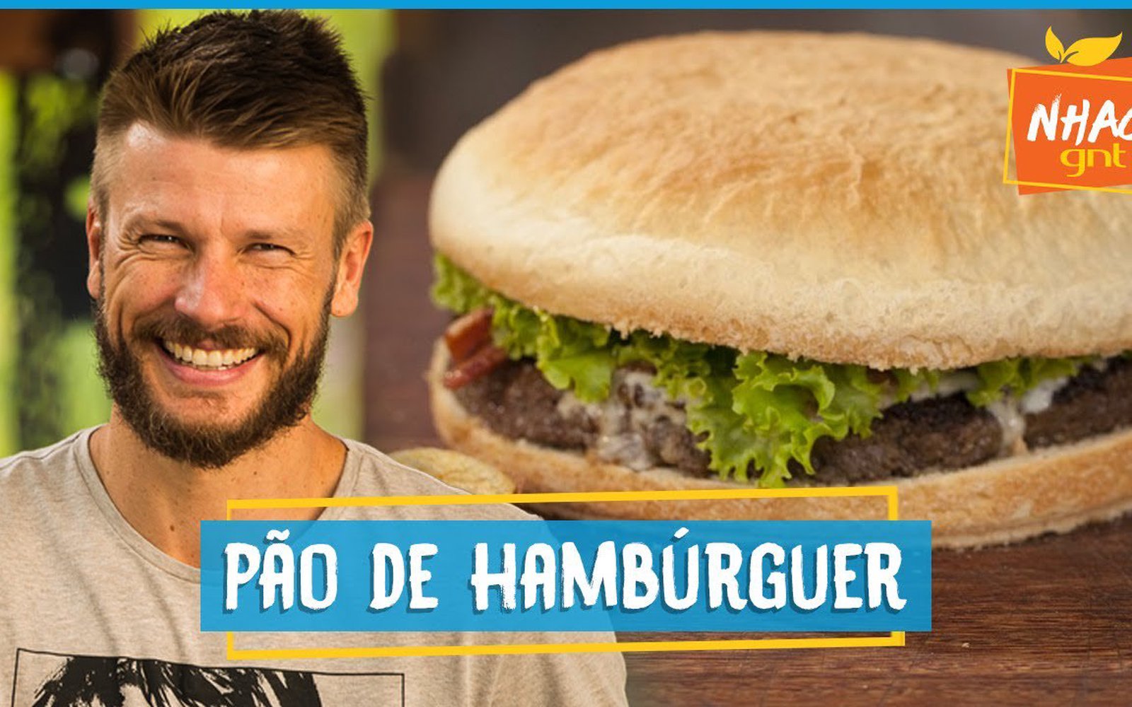 Pão de hambúrguer gigante