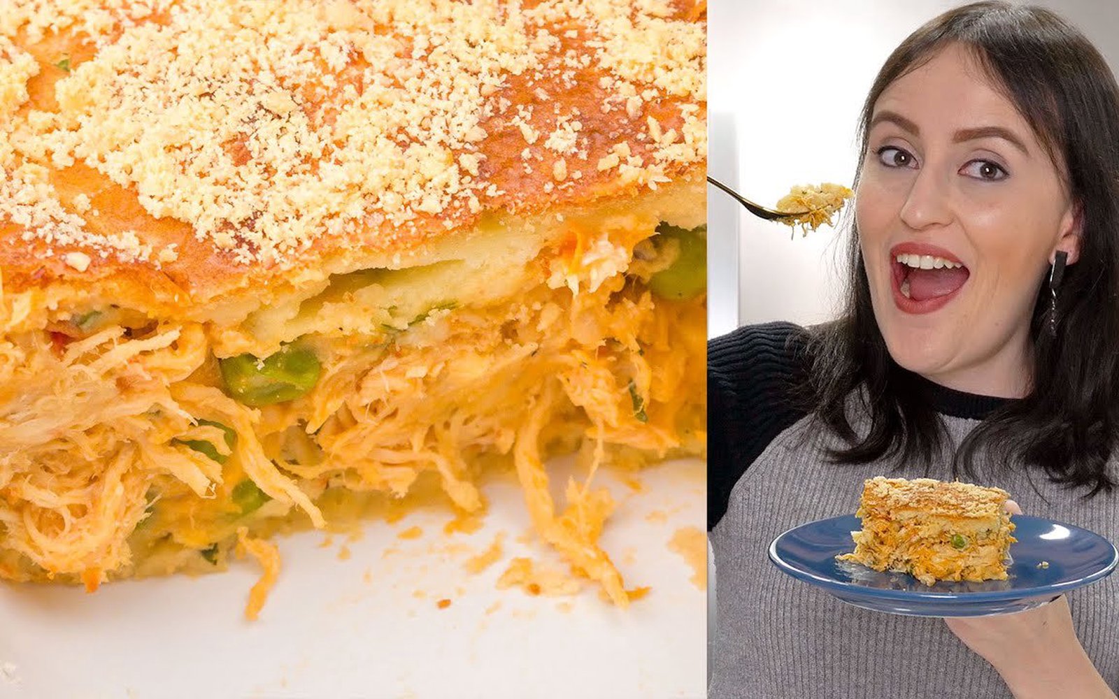 Torta de Frango de Liquidificador
