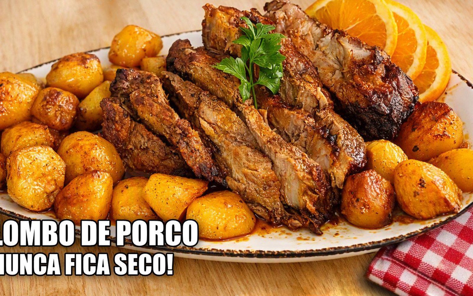 Lombo de Porco Assado na Air Fryer