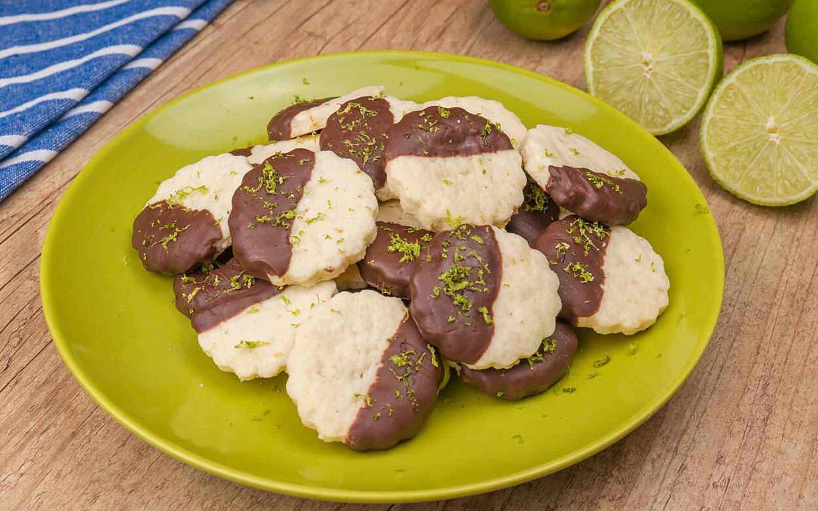 Biscoitinho de Limão com Chocolate