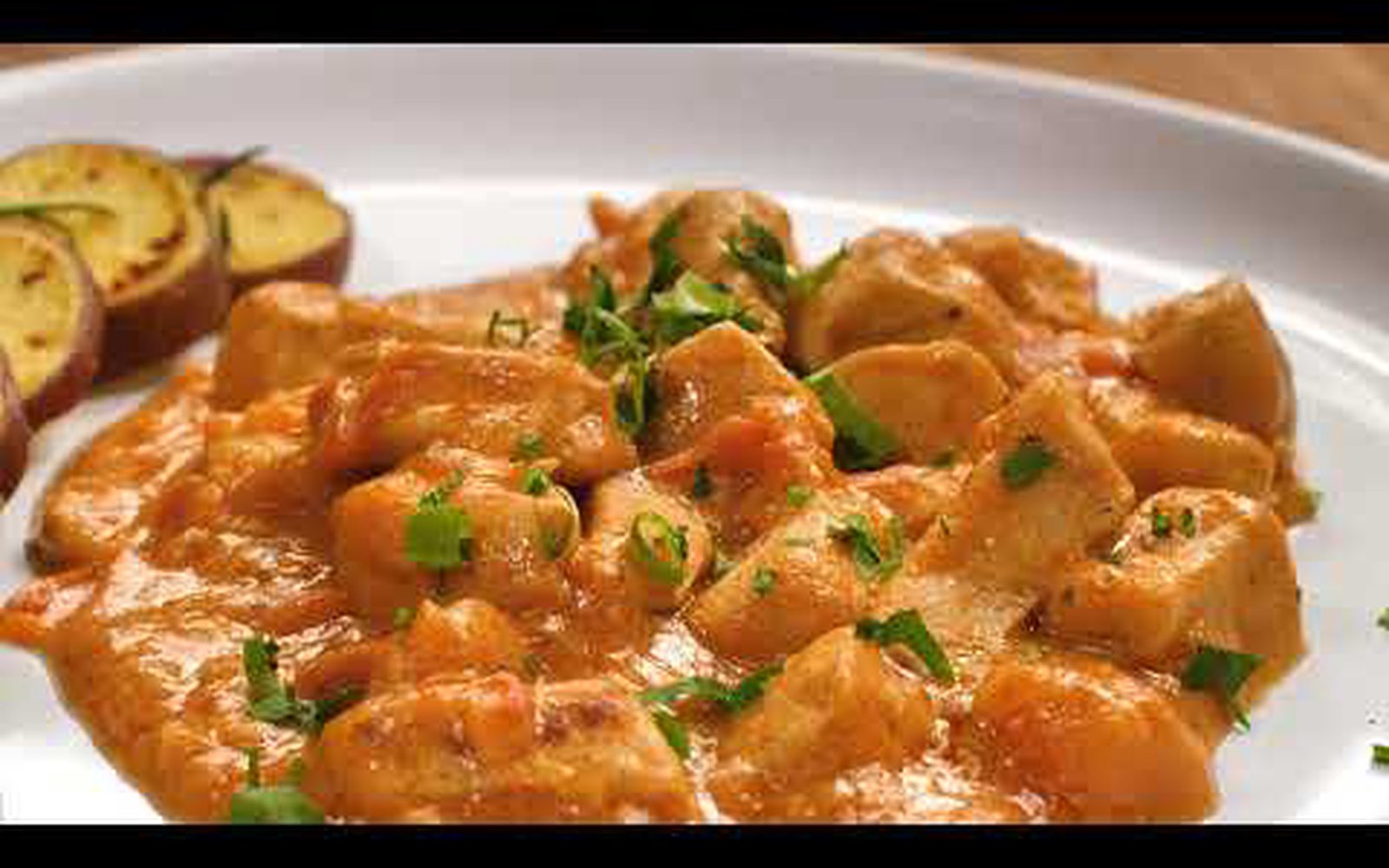 Strogonoff fit com batata-doce