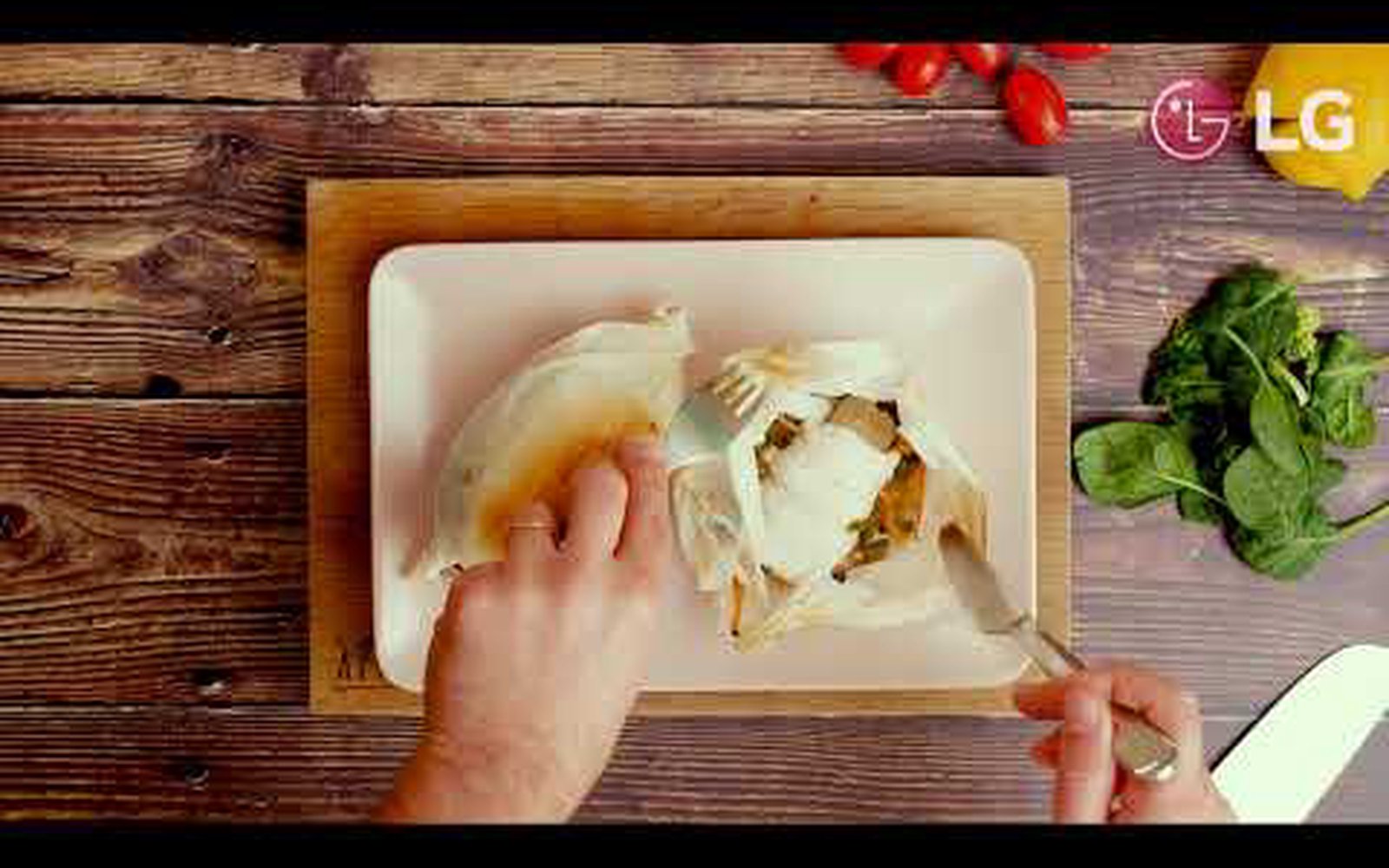 Filé de Peixe com Banana e Maracujá
