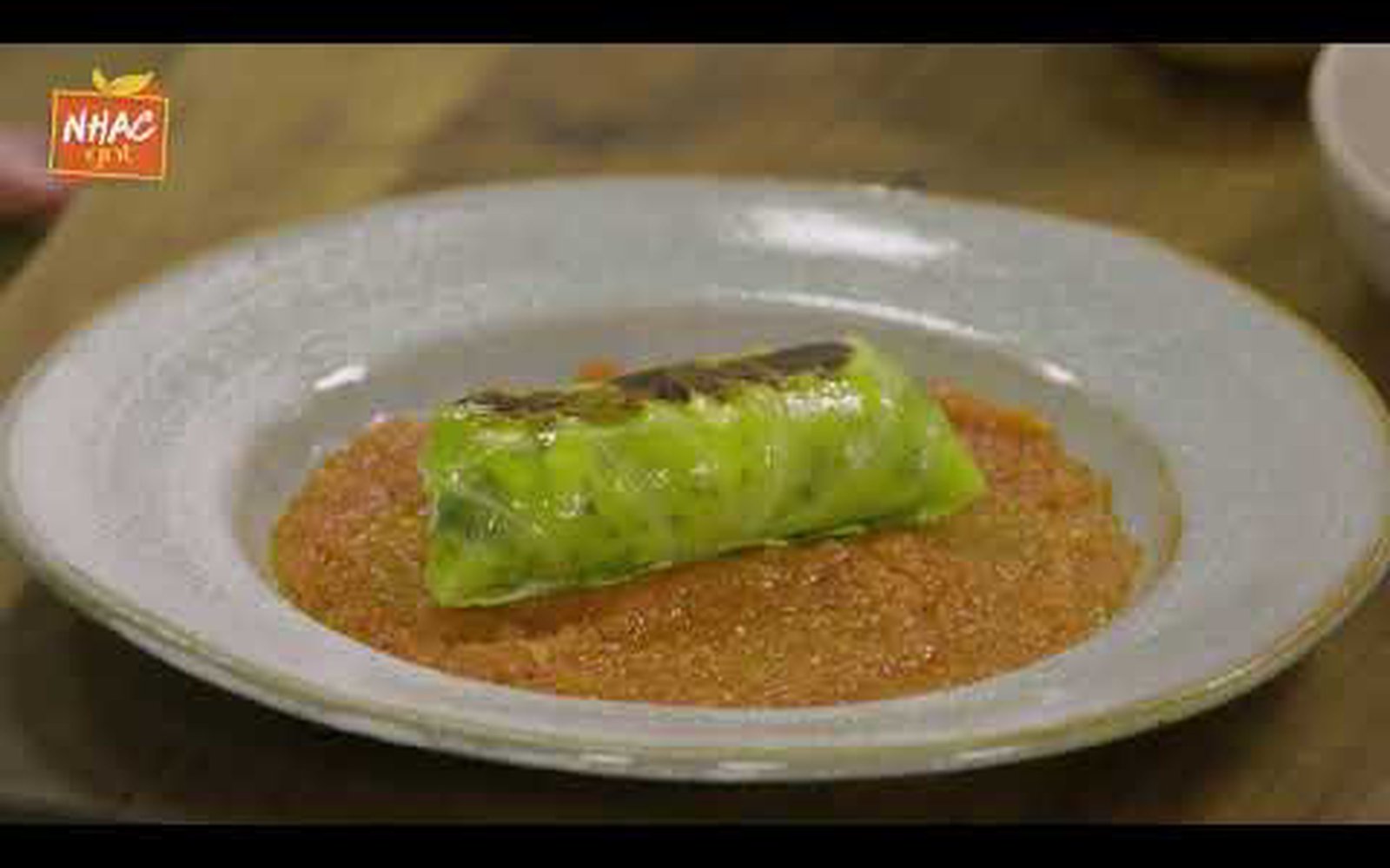 Rolinho de Repolho com Omelete