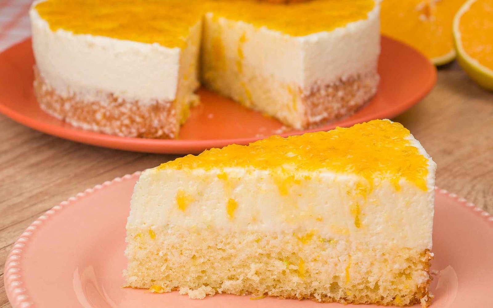 Bolo Mousse de Laranja