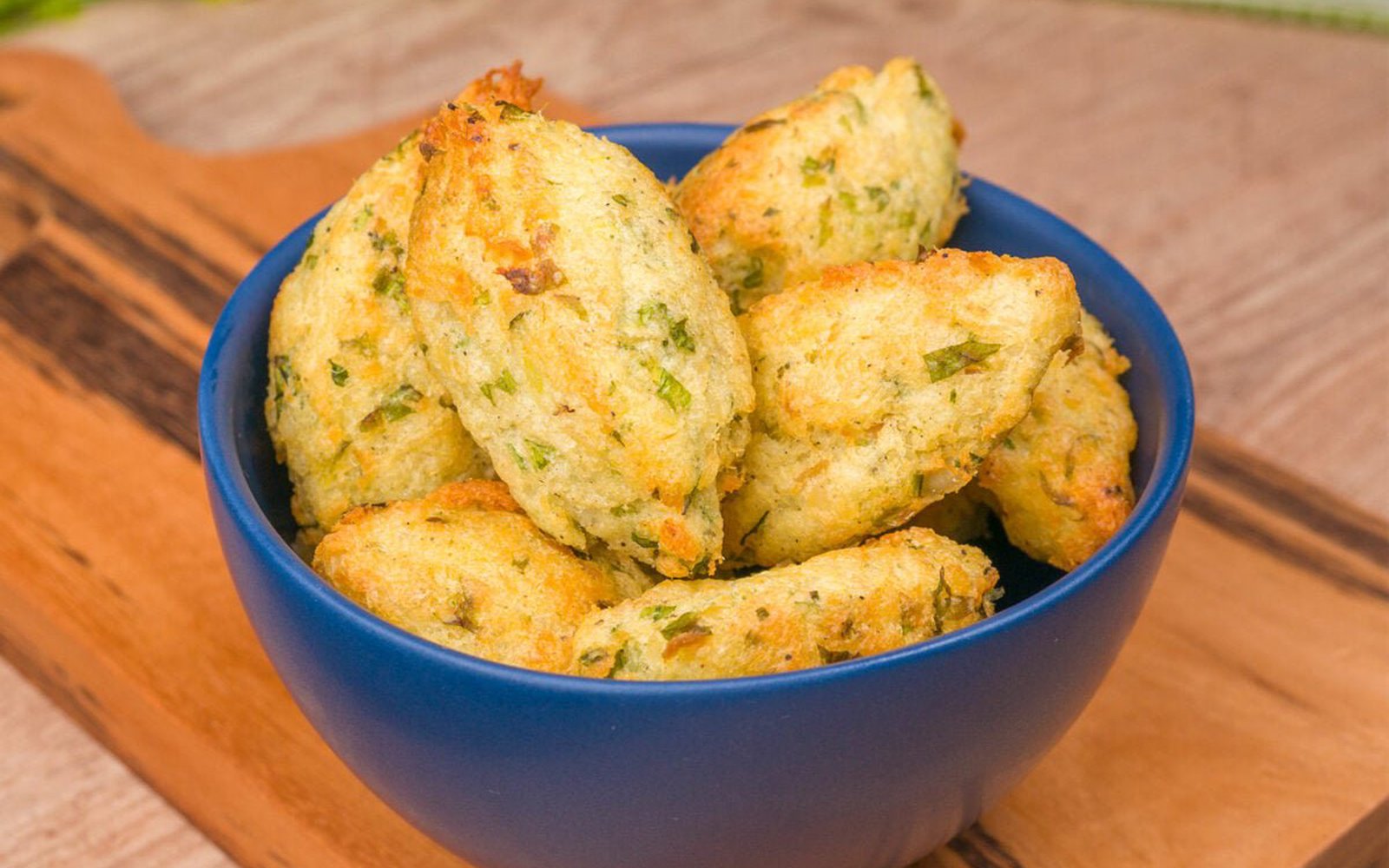 Bolinho de Bacalhau Cremoso na Airfryer