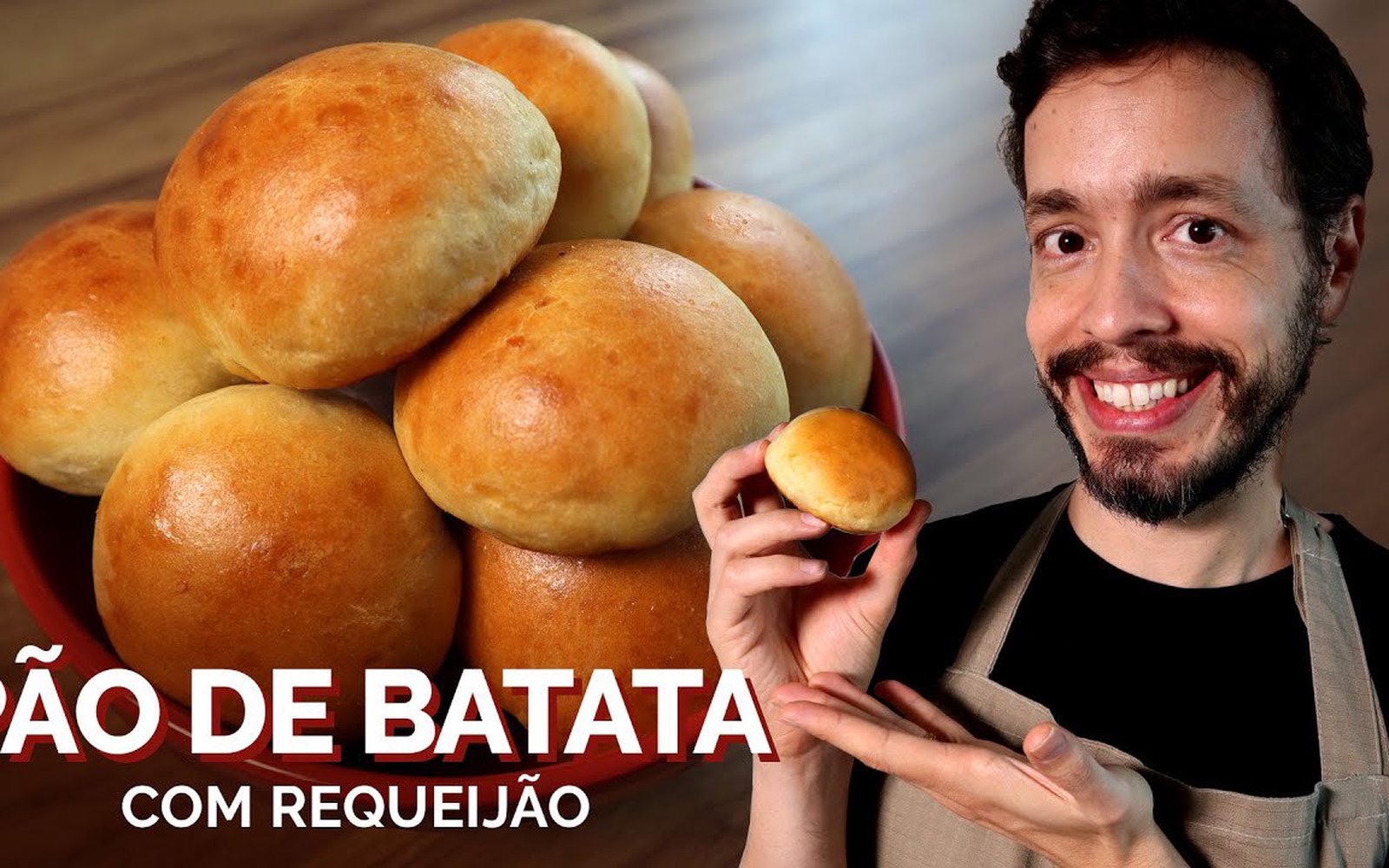 Pão de Batata com Requeijão
