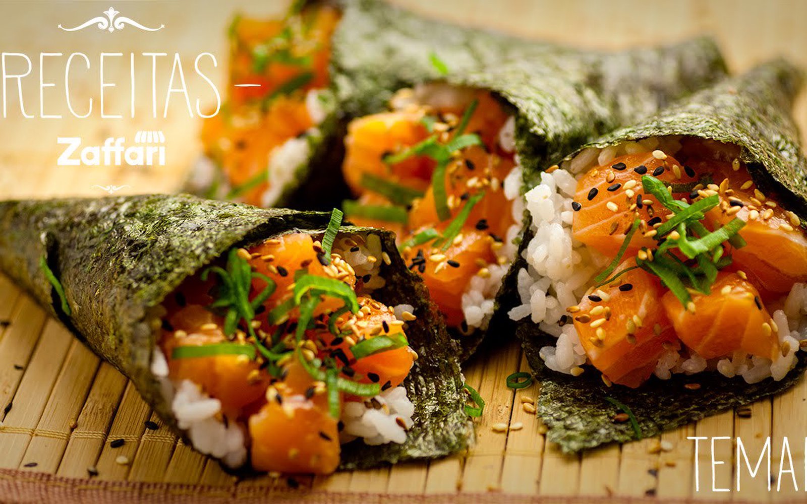 Temaki de Salmão
