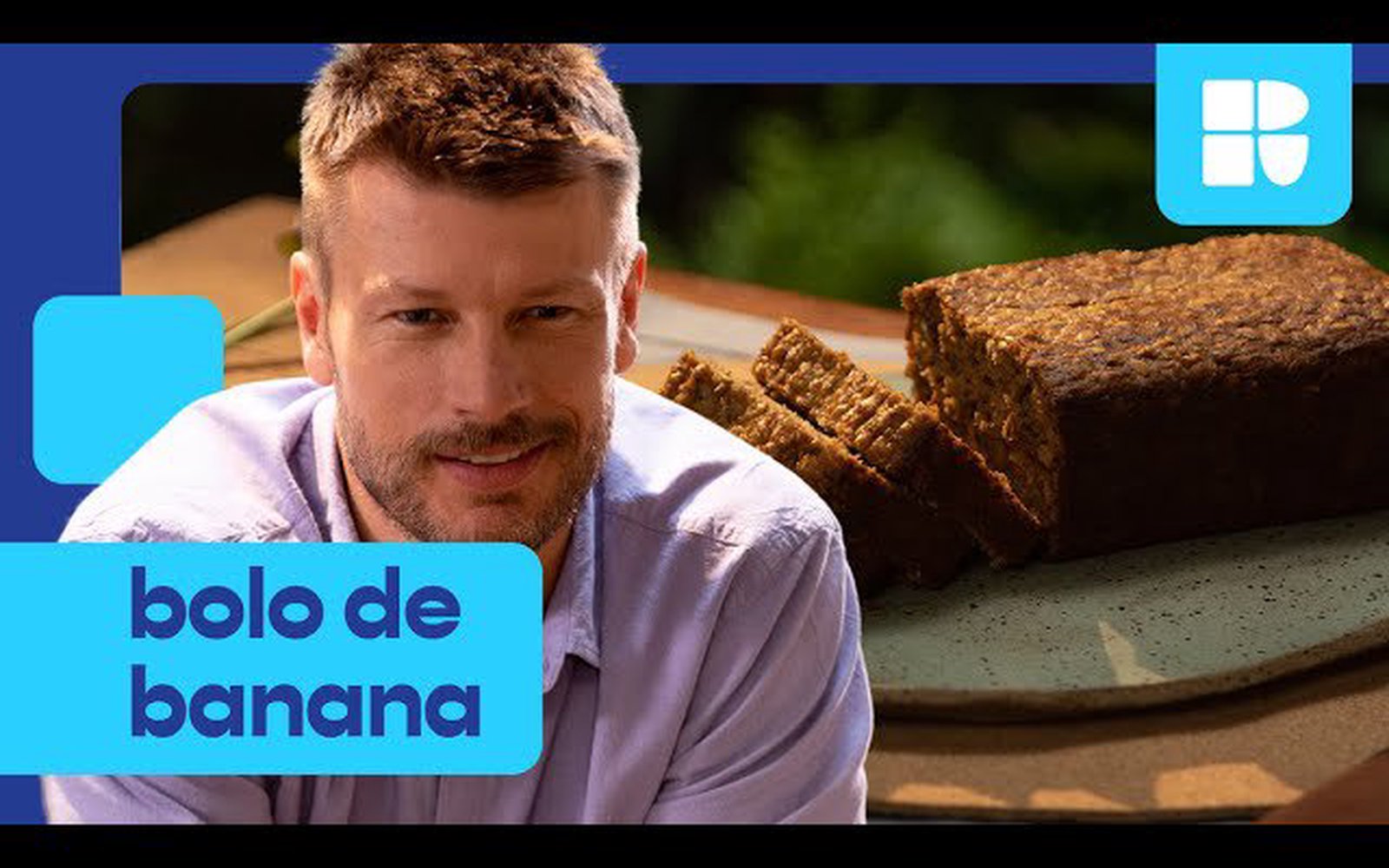 Bolo de banana sem açúcar