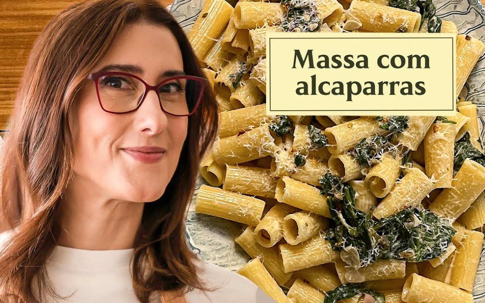 Massa com alcaparras