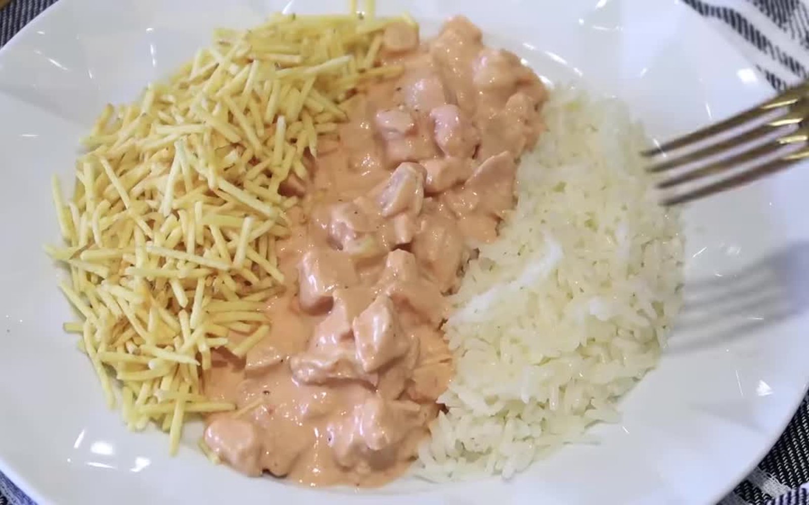 Receita de Strogonoff de Frango 