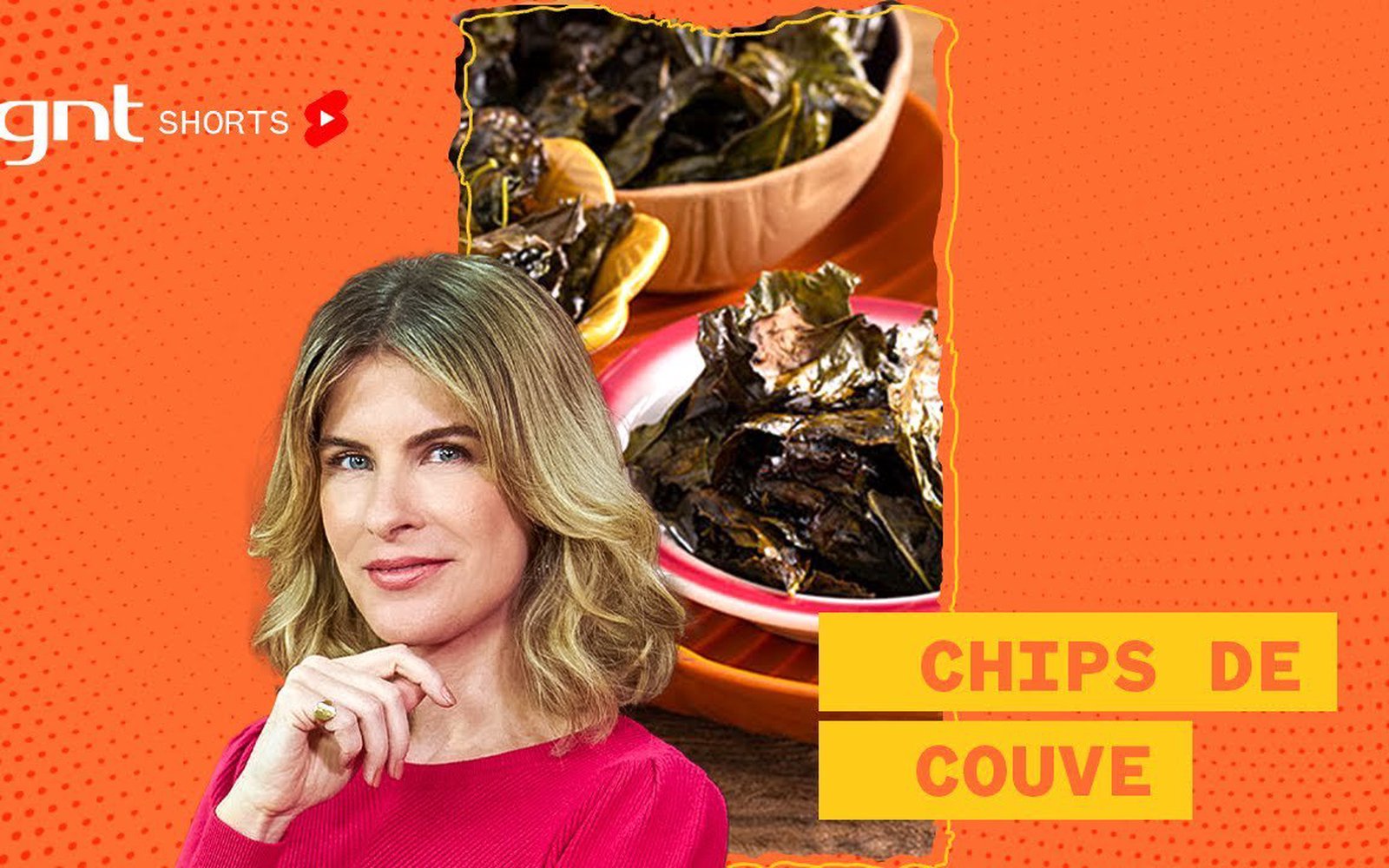 Chips de Couve Assada no Forno