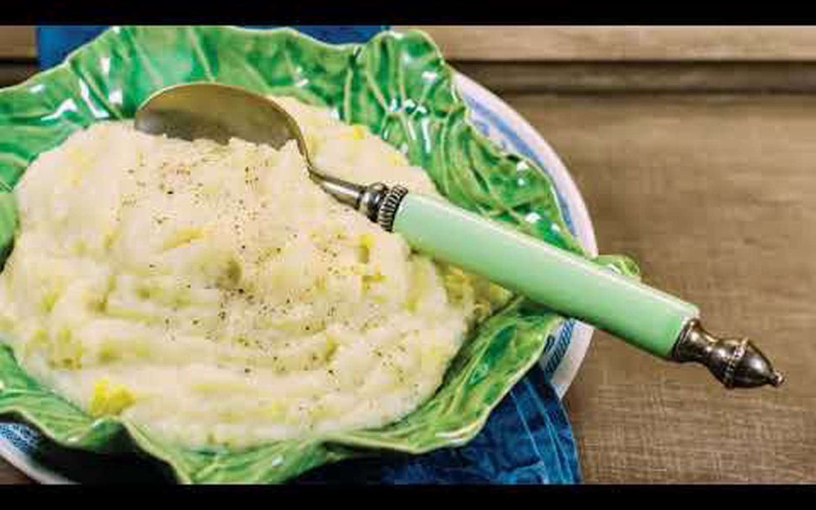 Purê de batata com alho-poró