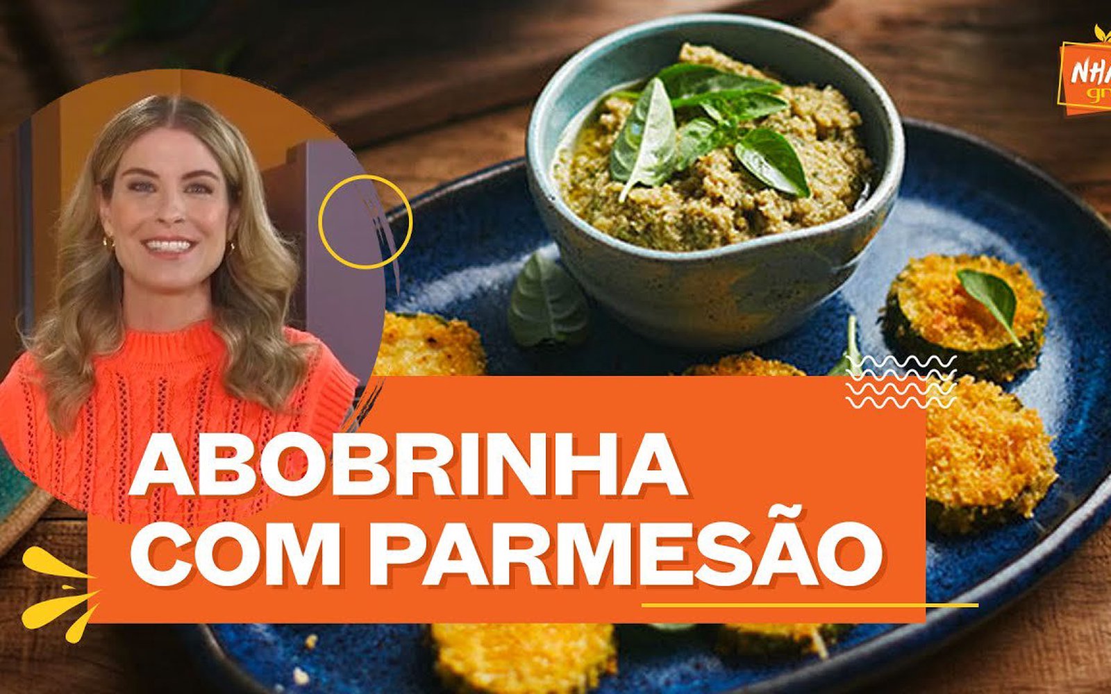 Abobrinha com Parmesão e Tapenade