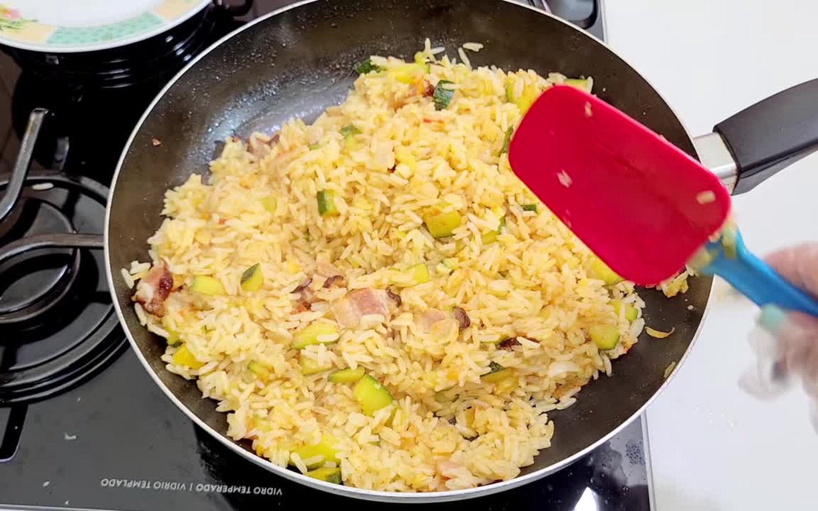 Receita de Arroz com Abobrinha