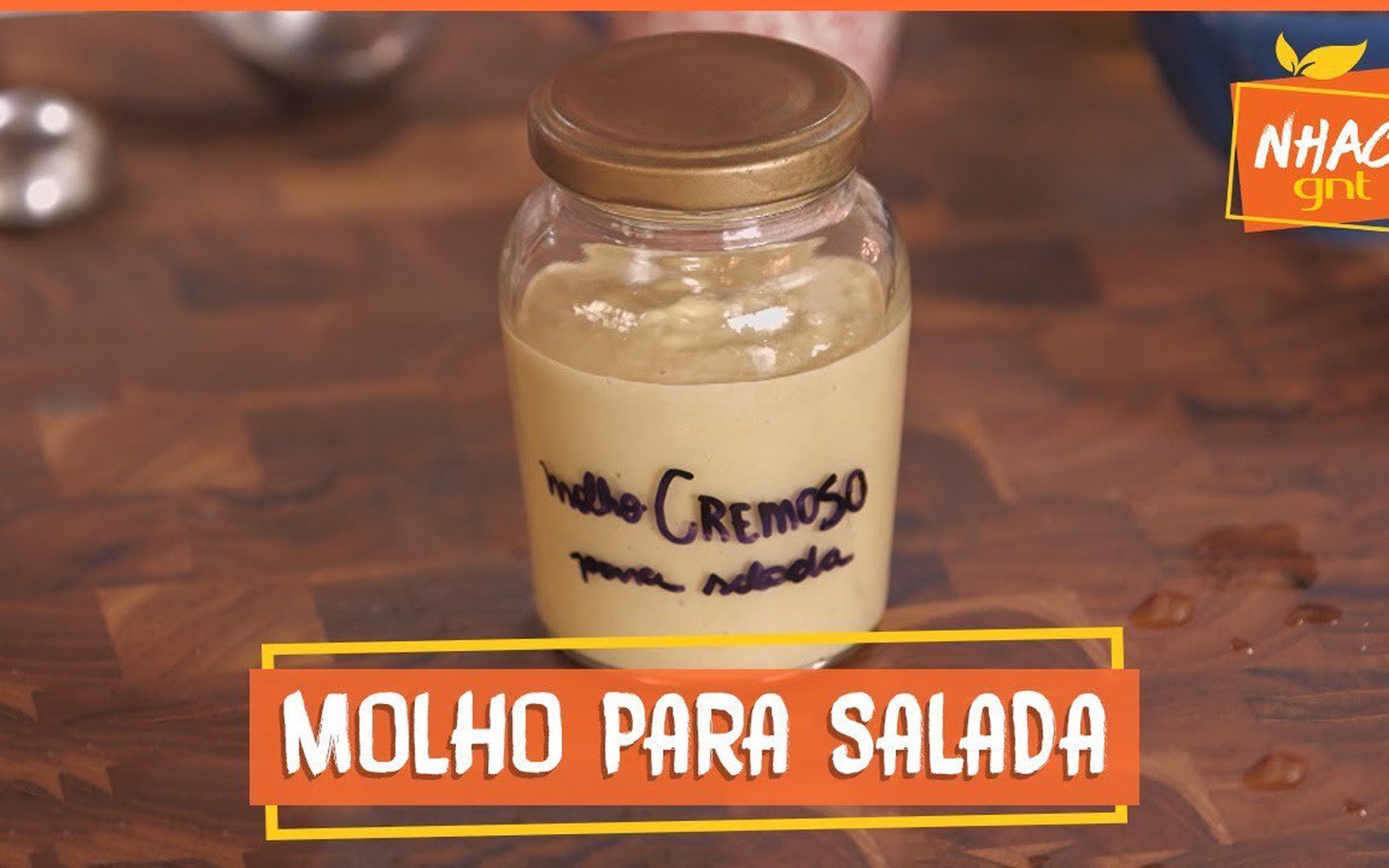 Molho caseiro para salada