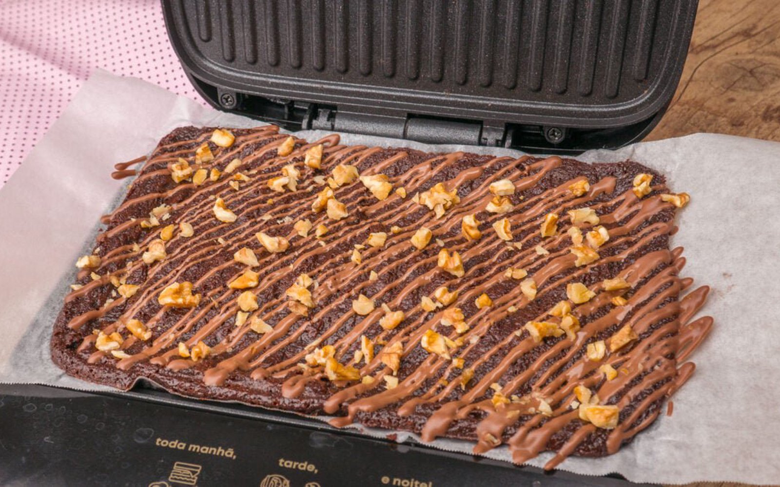 Brownie na Sanduicheira