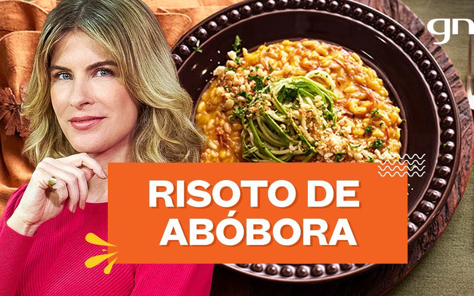 Risoto de abóbora com carne seca