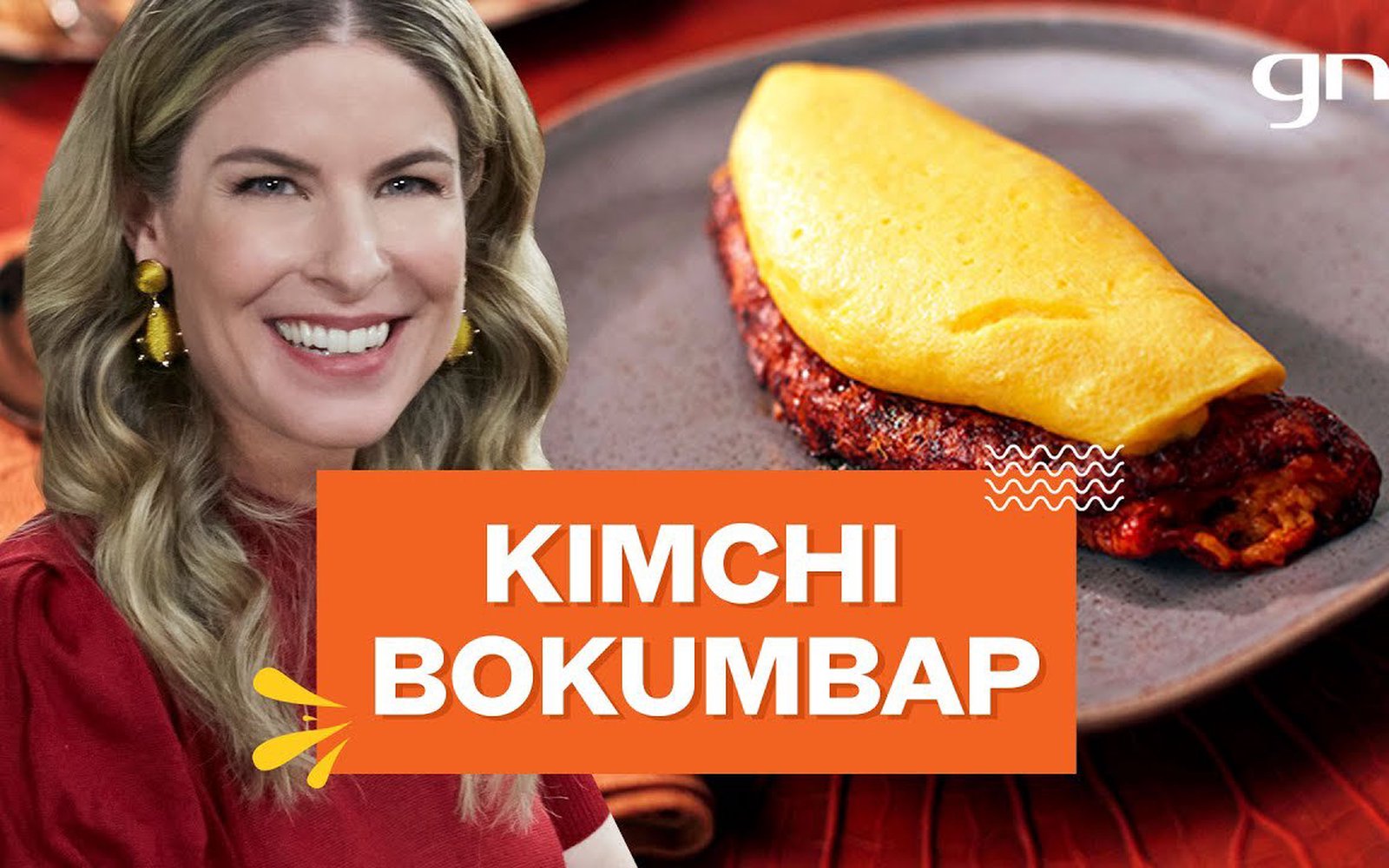 Kimchi Bokumbap (Arroz Frito Coreano com Omelete)