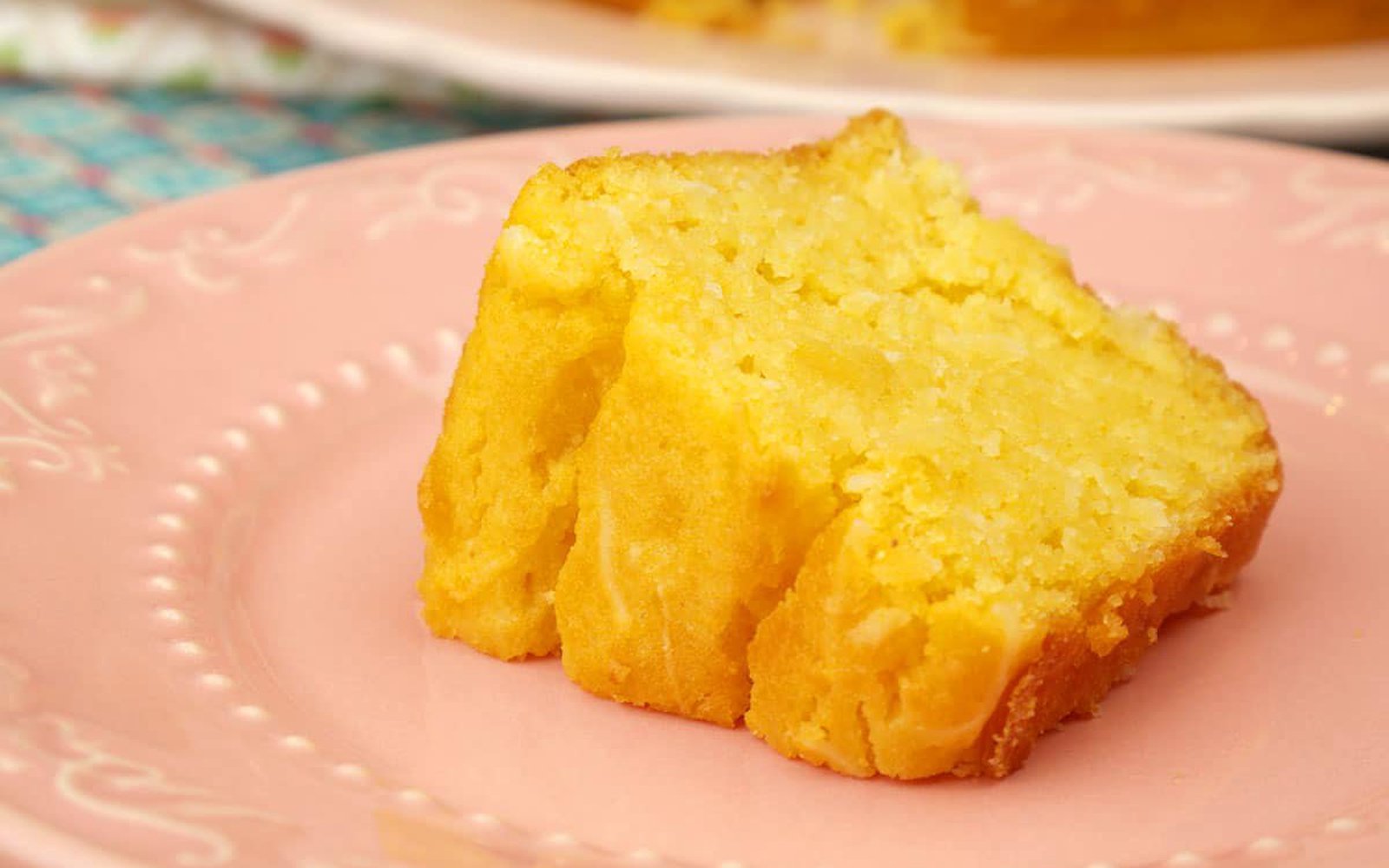 Bolo de Fubá Cozido