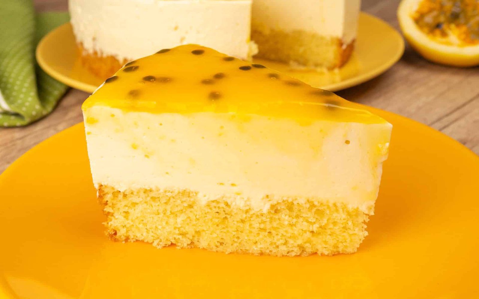 Bolo Mousse de Maracujá