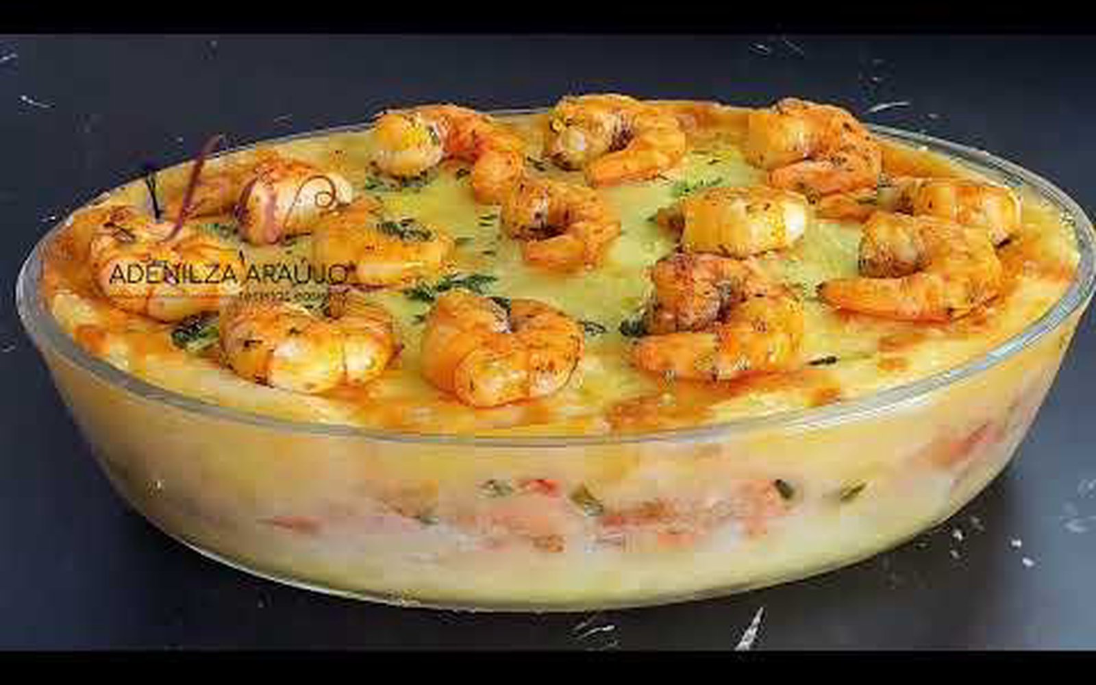 Escondidinho de Camarão com Mandioca