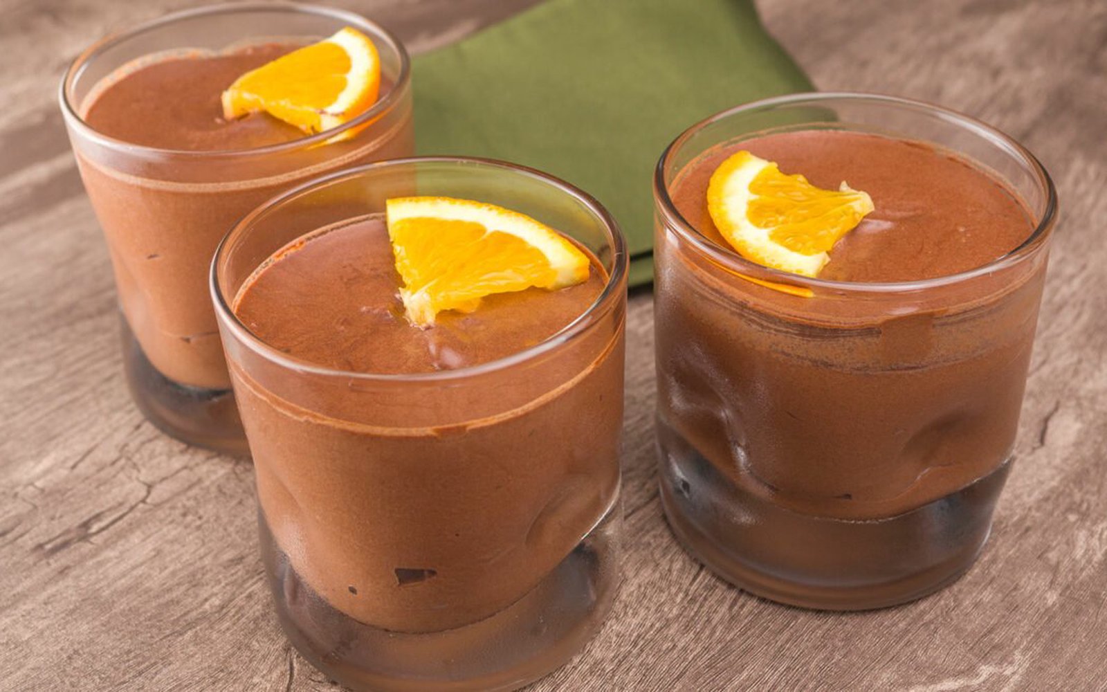 Mousse de Chocolate com Laranja