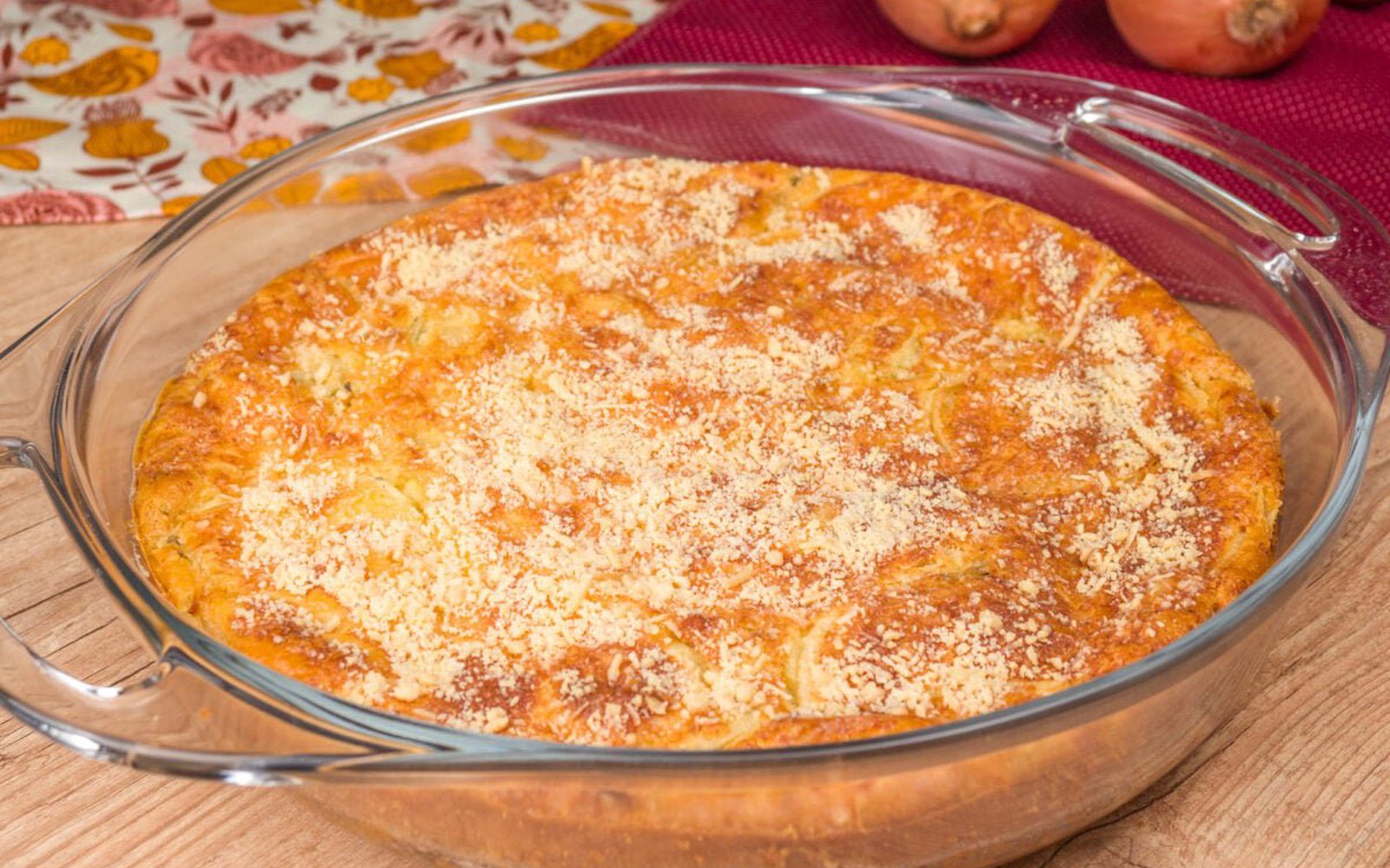 Torta de Cebola no Lliquidificador