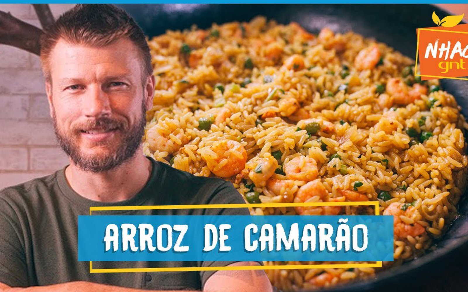 Arroz de Camarão com Açafrão e Ervilha