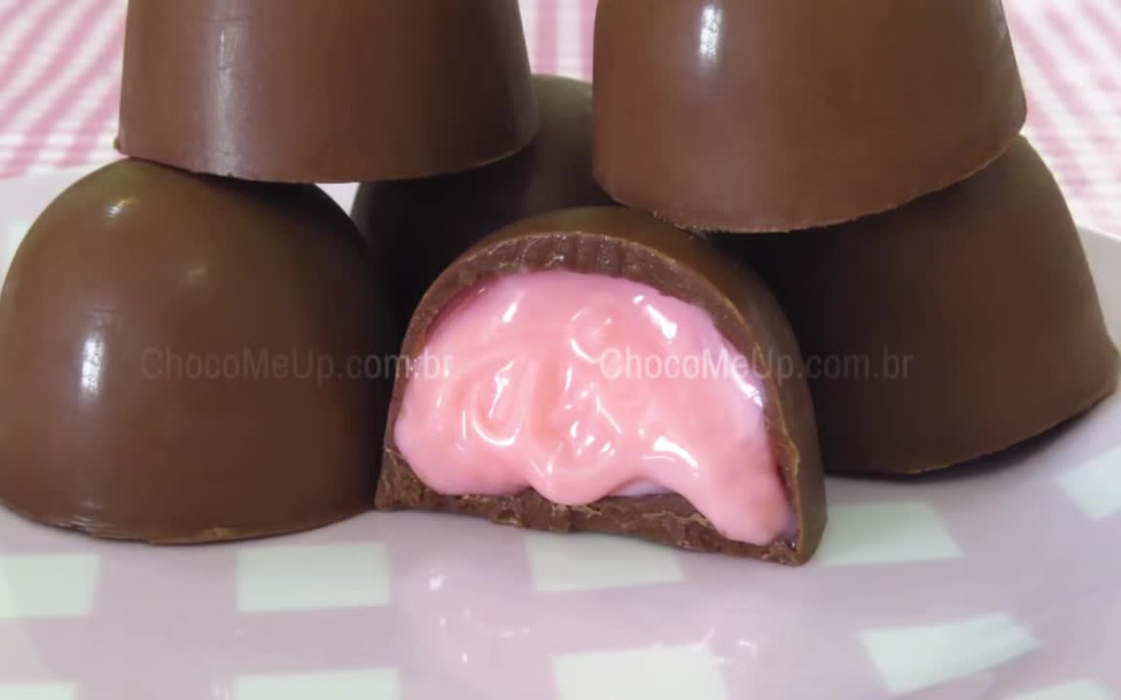 Receita de Trufas de Morango
