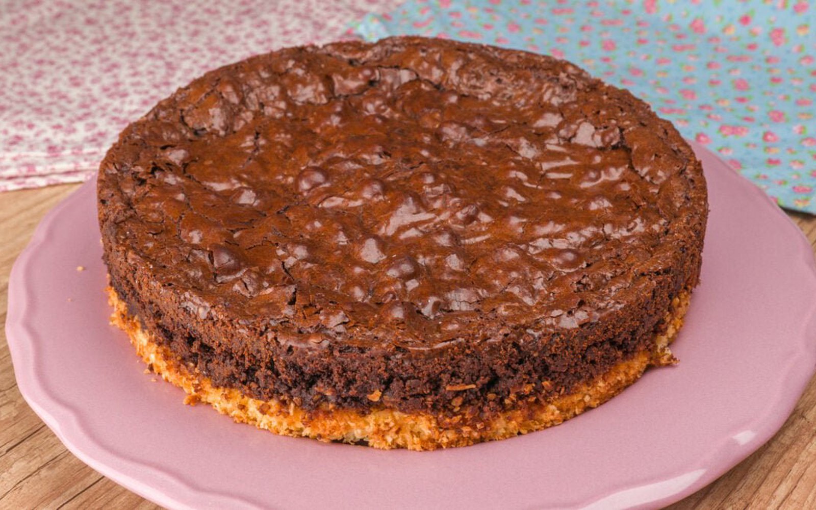 Torta Brownie com Cocada