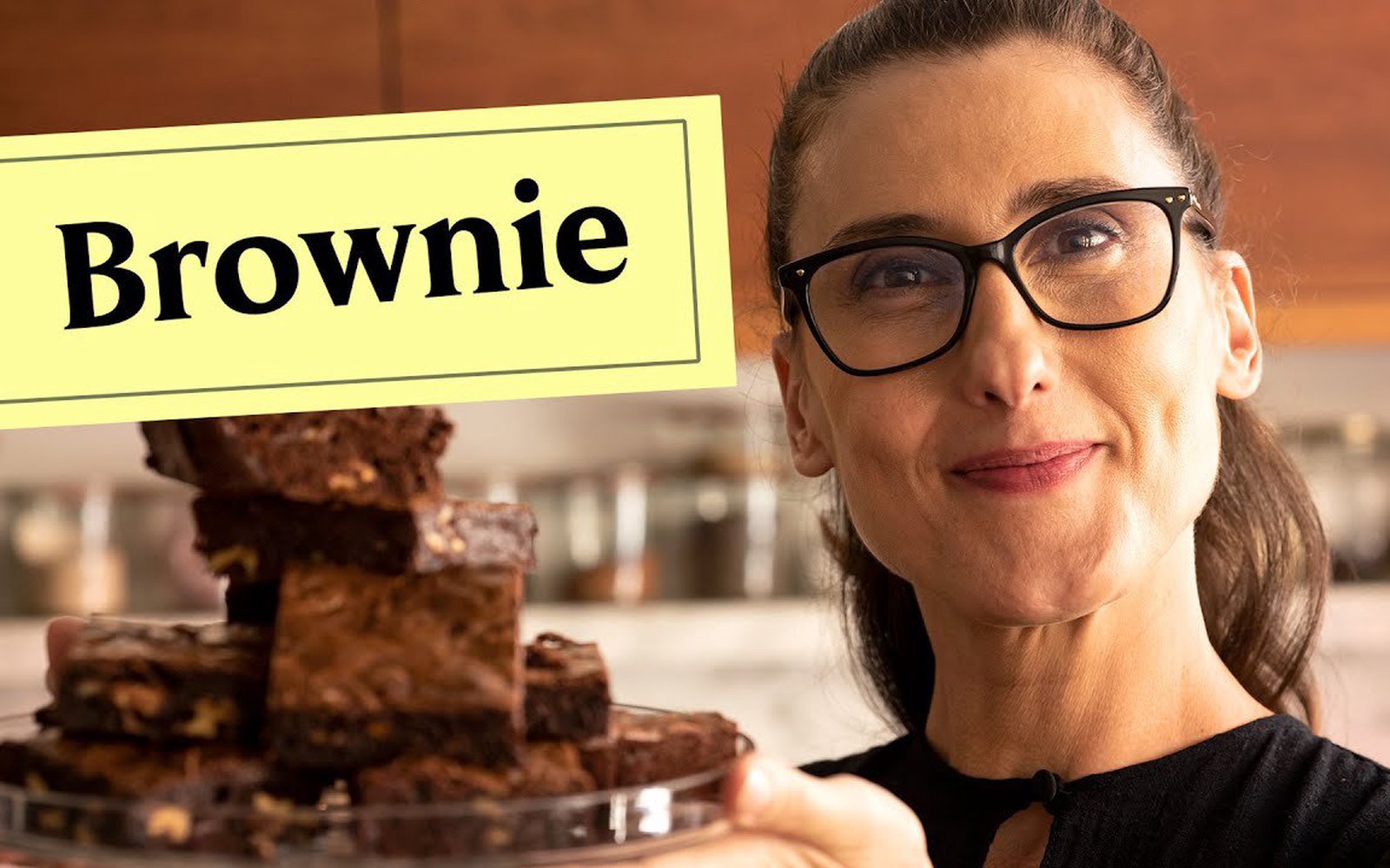 Brownie de Chocolate com Nozes e Café