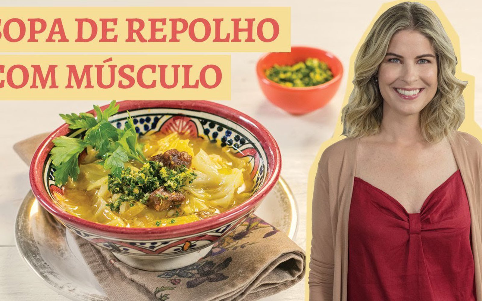 Sopa de Repolho com Músculo e Arroz