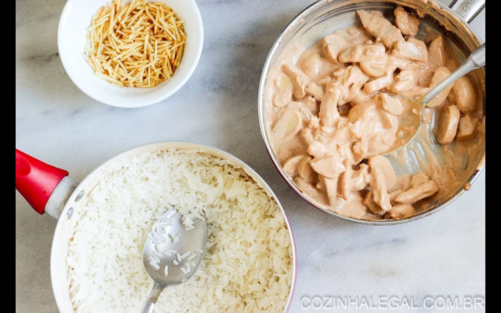 Estrogonofe de Frango Simples e Fácil