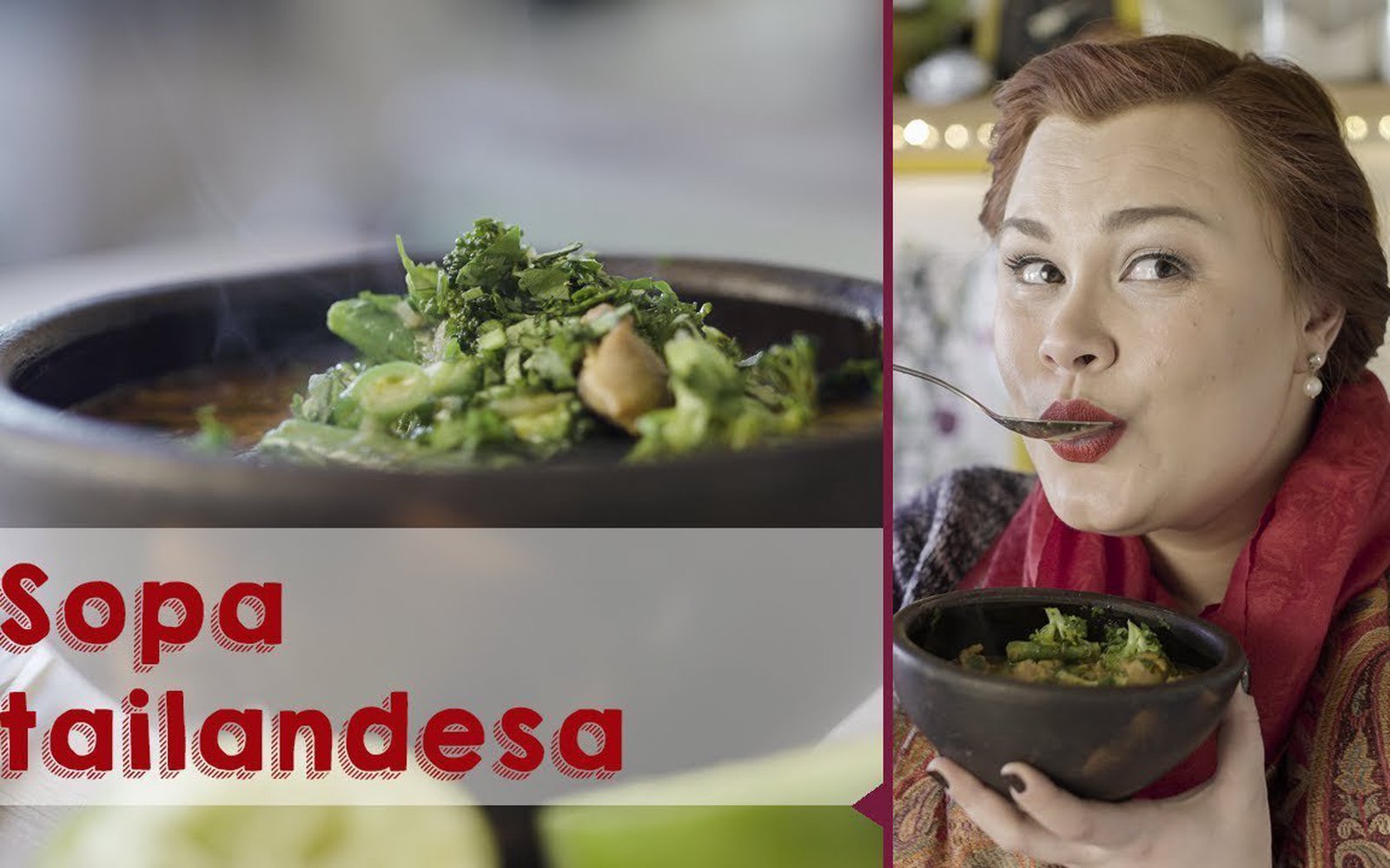 Sopa Tailandesa com Galinha e Vegetais
