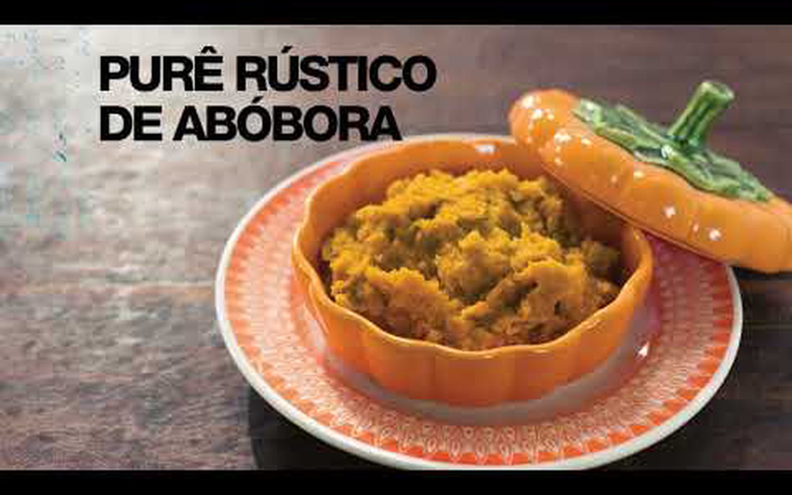 Purê rústico de abóbora