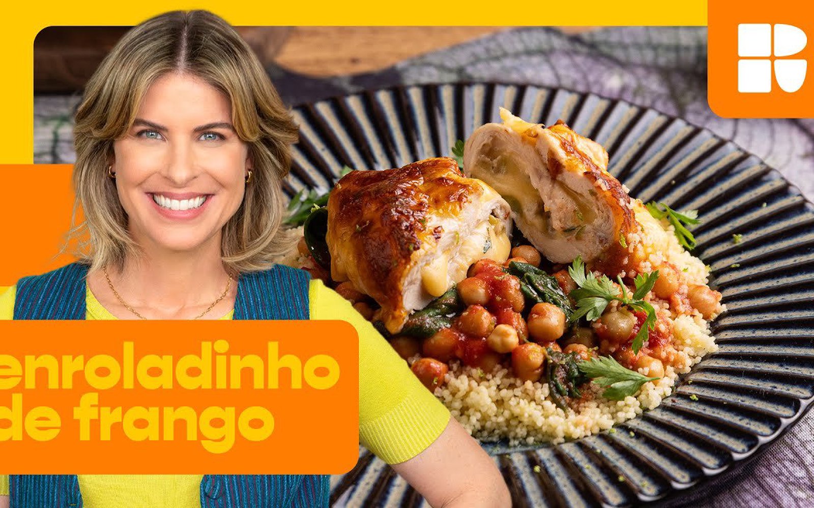 Enroladinho de frango recheado com queijo na air fryer