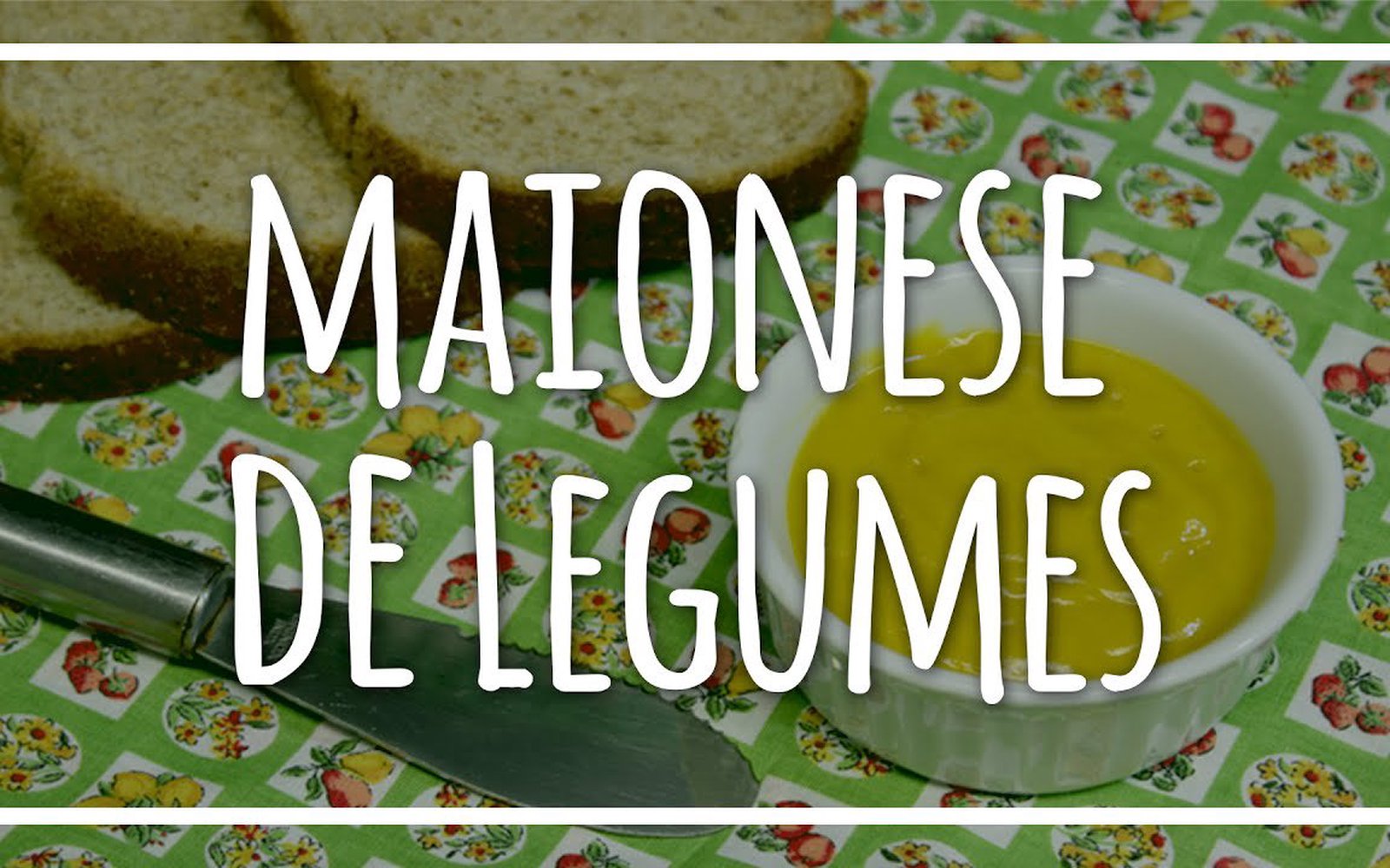 Maionese de Legumes Vegana