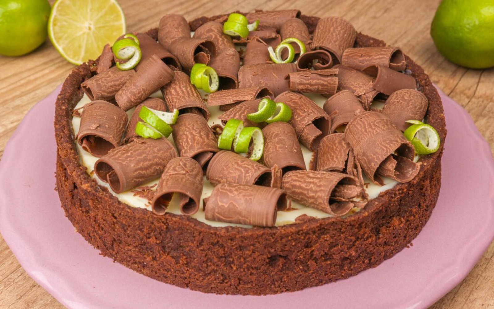Torta de Chocolate com Limão