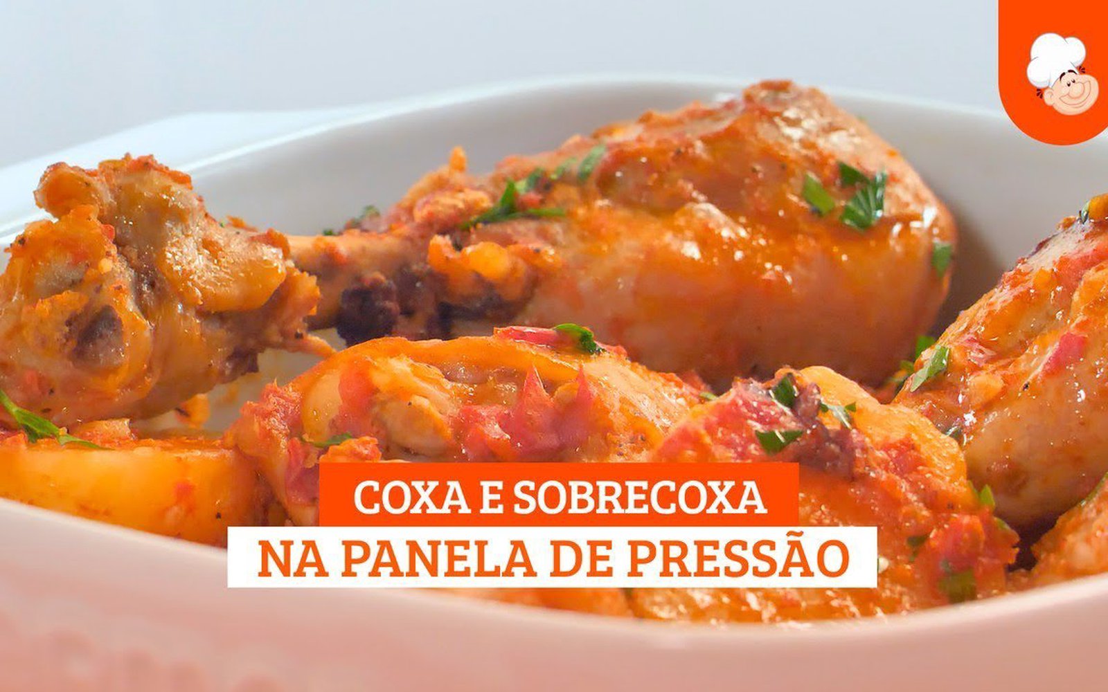 Coxa e Sobrecoxa na Panela de Pressão