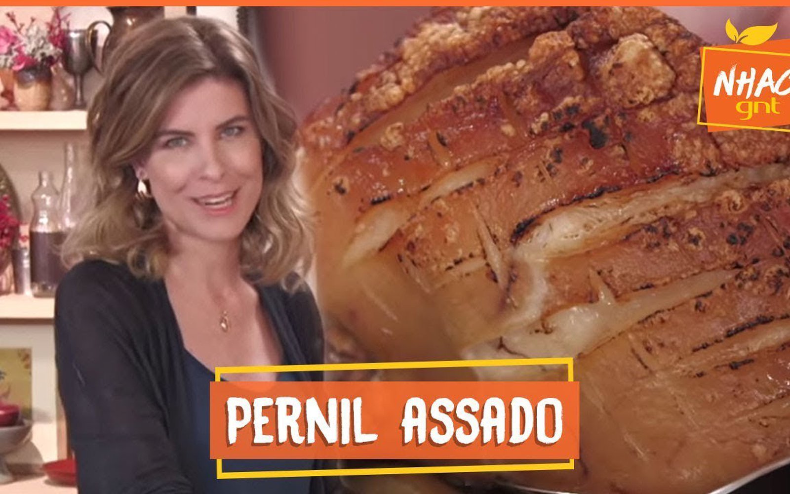 Pernil Assado com Molho de Abacaxi