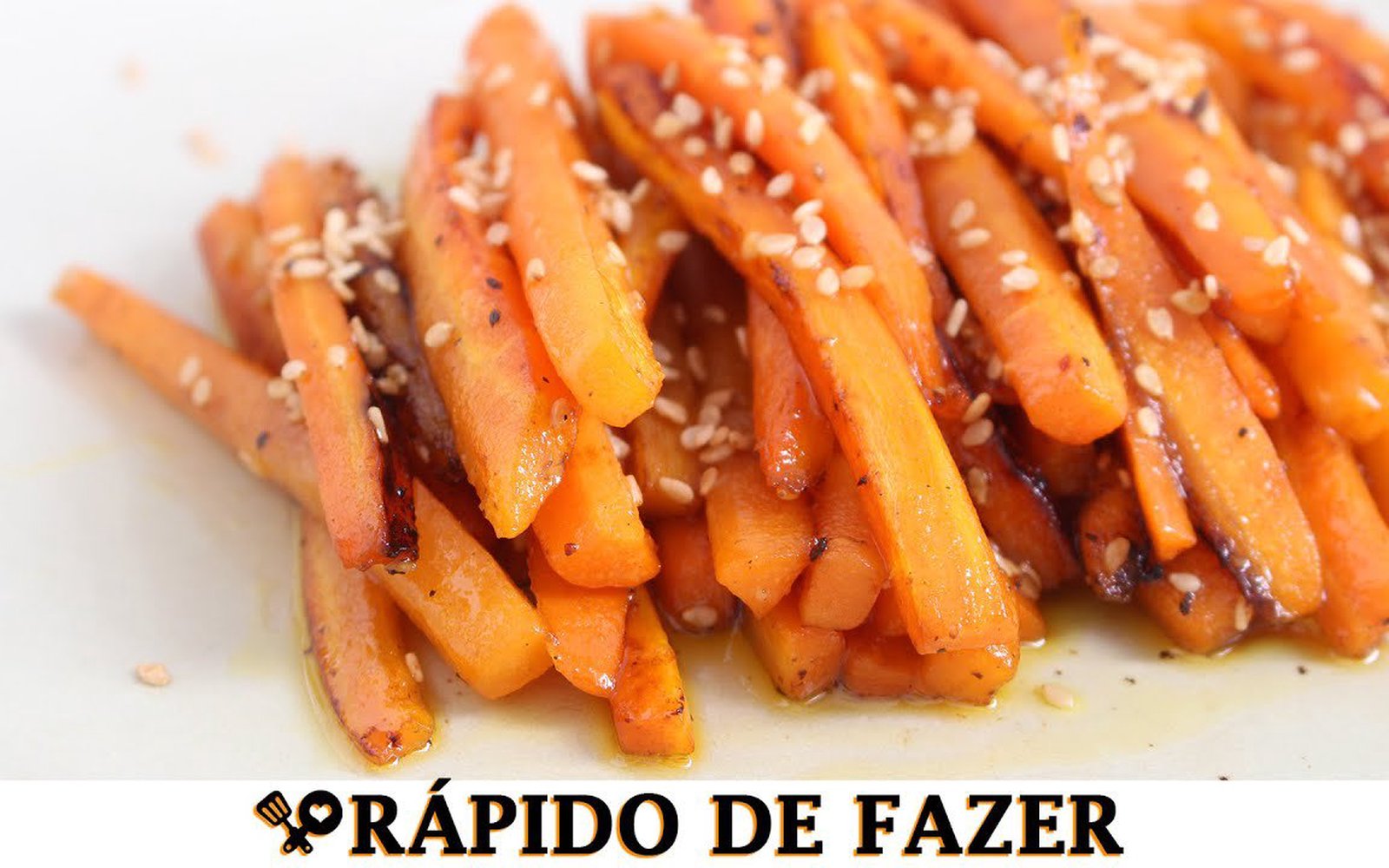 Cenoura Glaceada Super Fácil