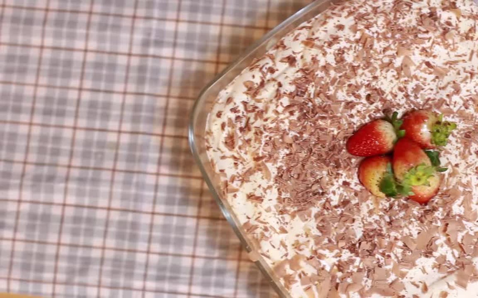 Receita de Pavê de Morango