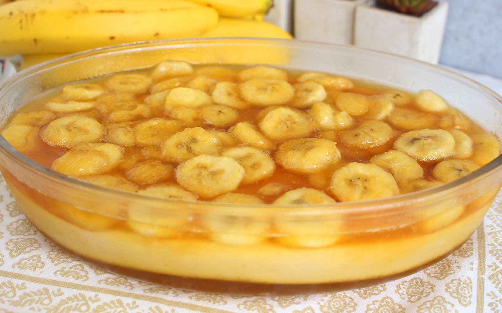 Sobremesa Cremosa de Banana