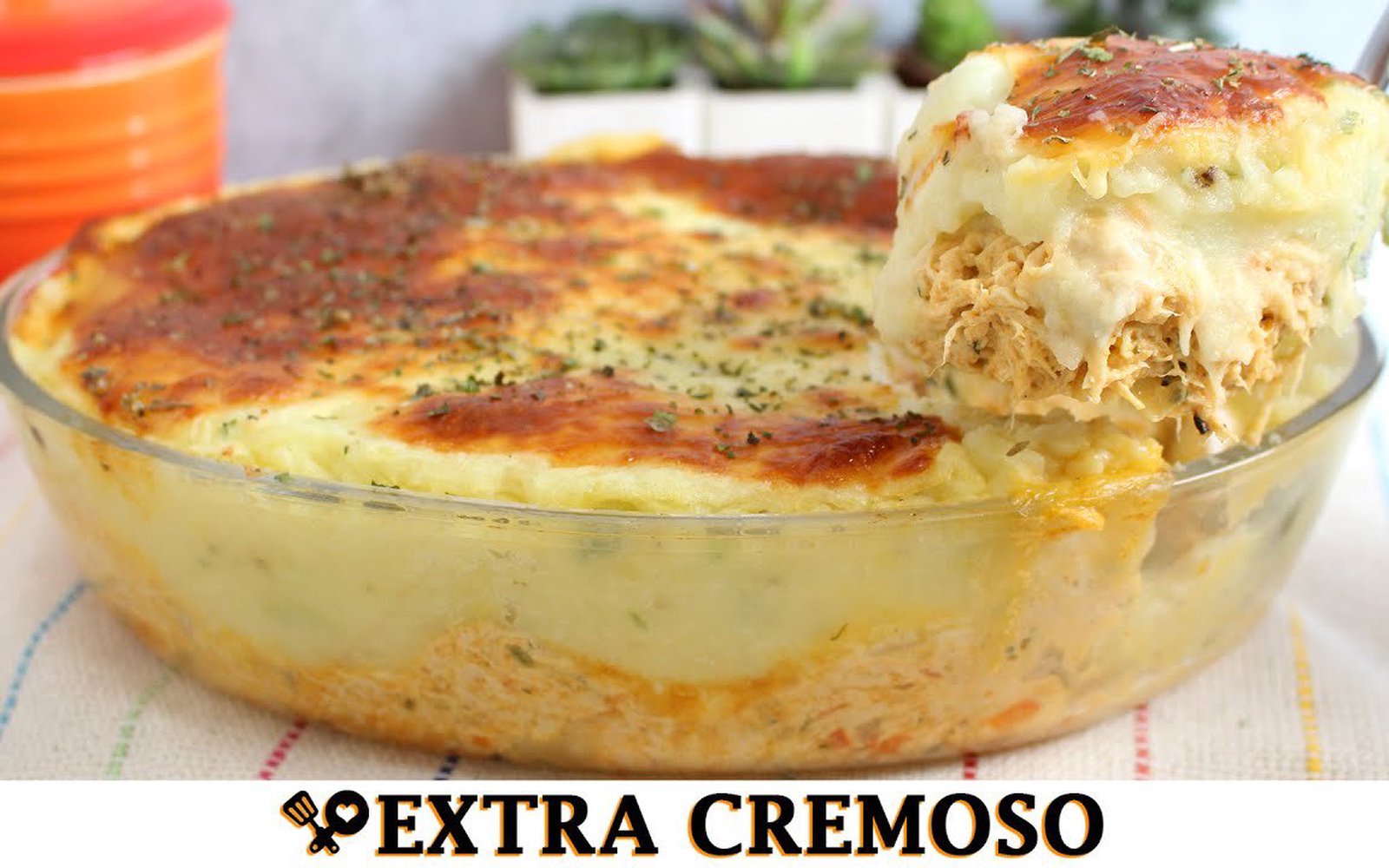Escondidinho de Frango Cremoso
