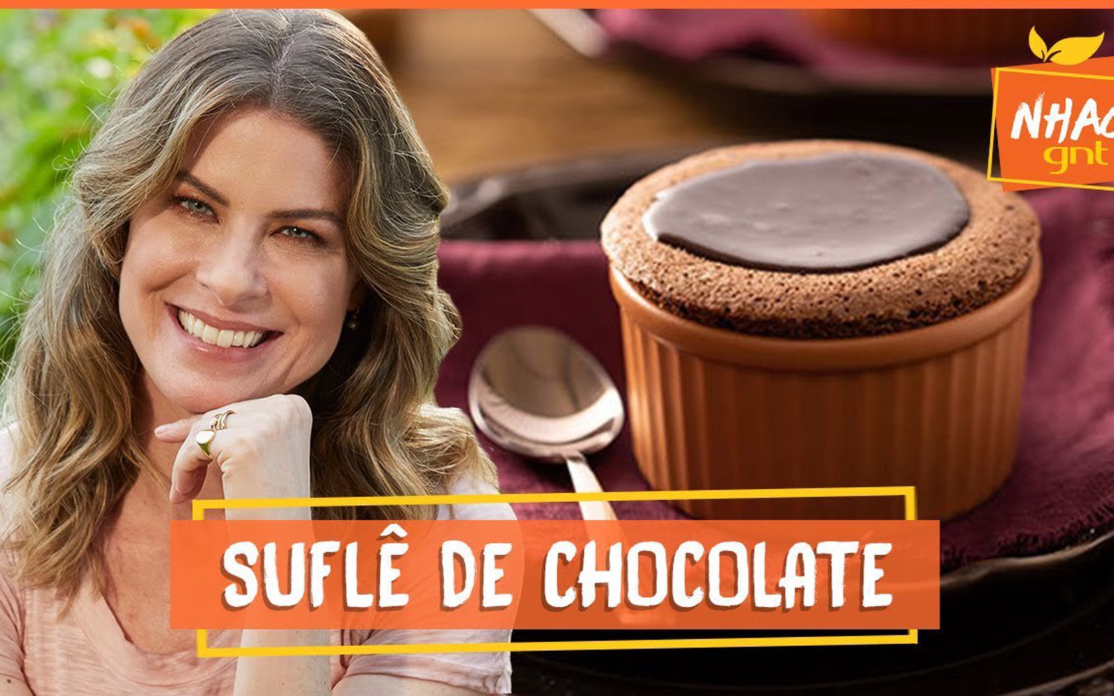 Suflê de Chocolate com Calda de Chocolate