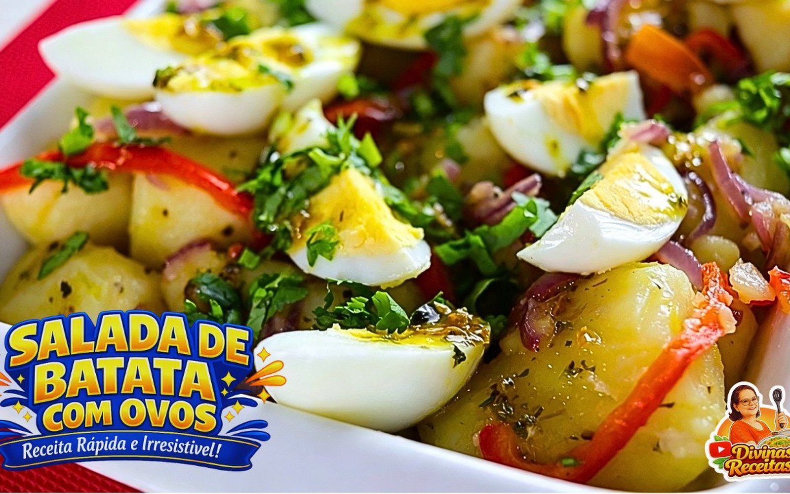Salada de Batata com Ovos